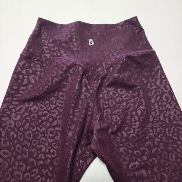 Buffbunny Venom Purple Leopard Print High Rise Rebel Leggings - Picture 4 of 7